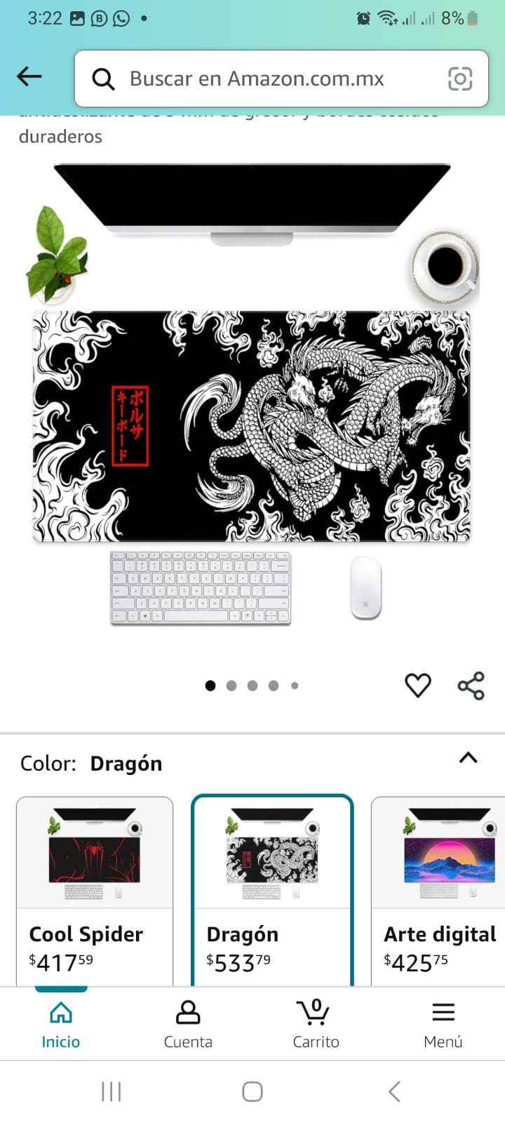 Alfombrilla para mouse Gamer - Imagen 3