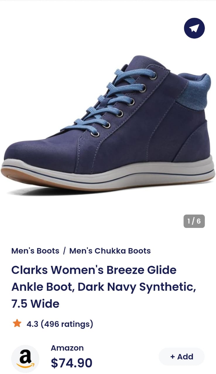 Botín para Mujer Clarks Breeze Glide del 6.5 mx - Imagen 2