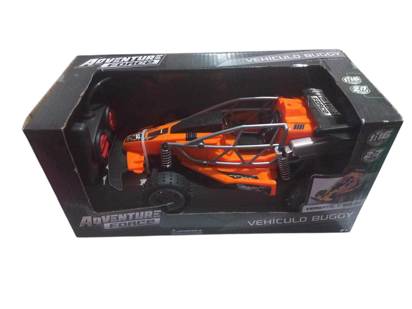 Carro Radio Control Adventure Force buggy Anaranjado
