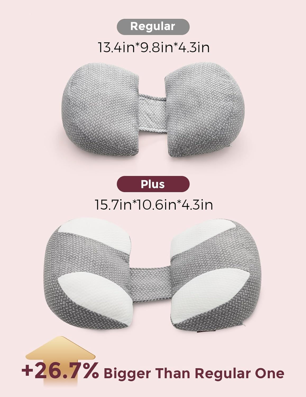 Momcozy Almohada de embarazo portátil para dormir - Imagen 3