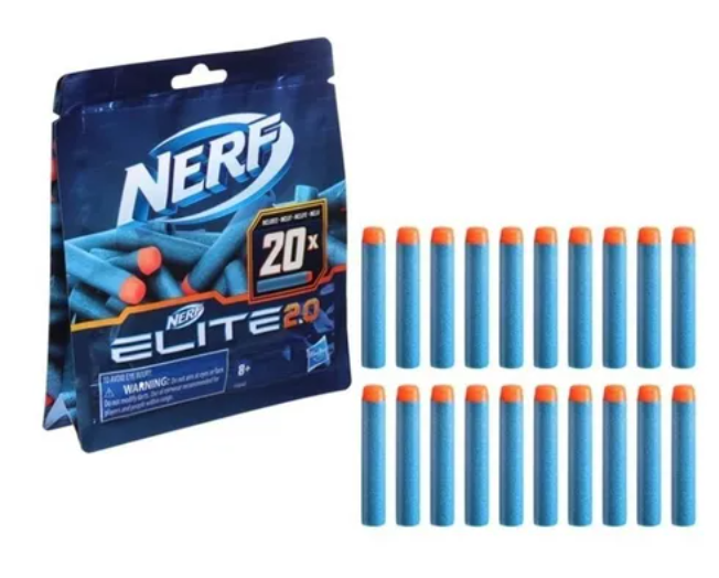 20 municiones nerf