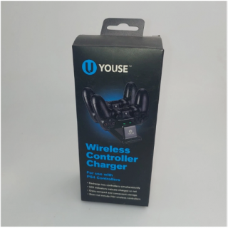 Cargador doble para control inalámbrico Youse para PS4