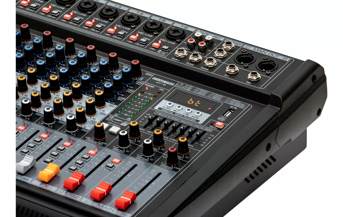 Consola Mezcladora Onax Pro HX 16 canales Amplificada +48 - Imagen 3